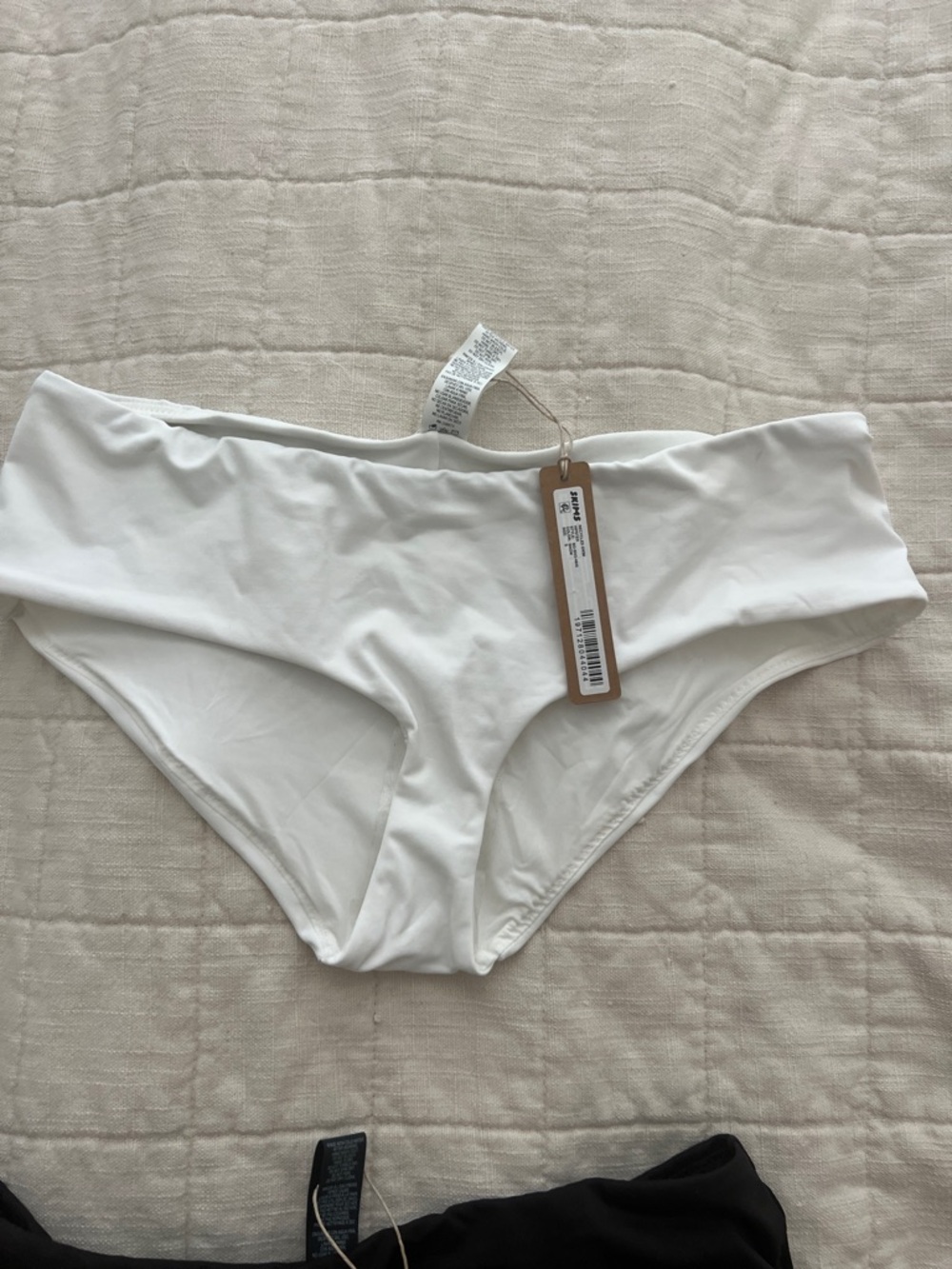 SKIMS Hipster Bikini Bottoms — Black & White onyx and snow size small set of two - Picture 3 of 6